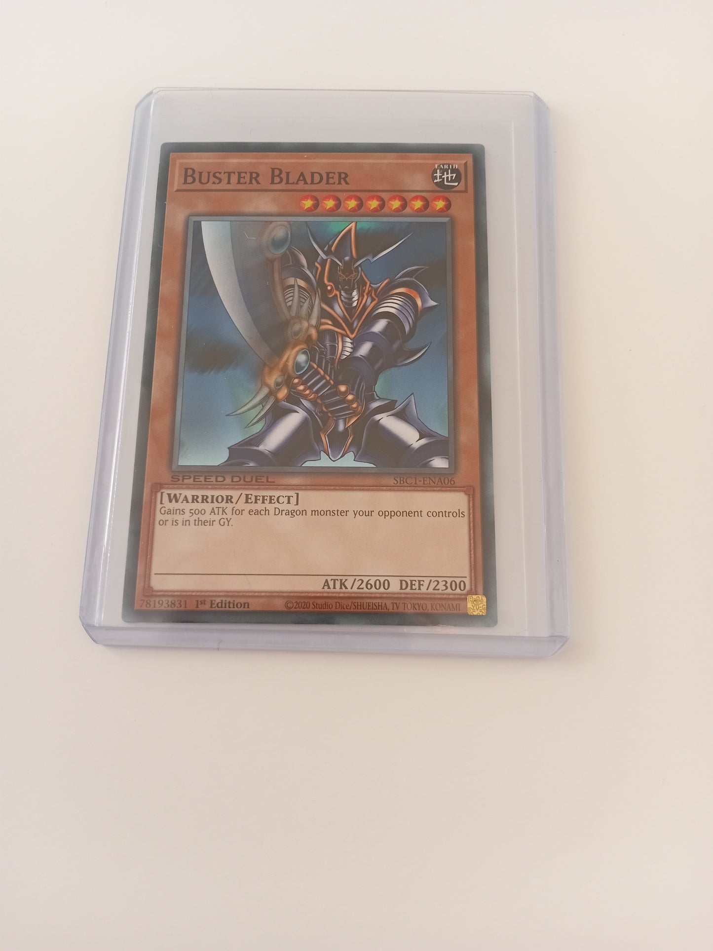 Buster Blader (speed duel version) card