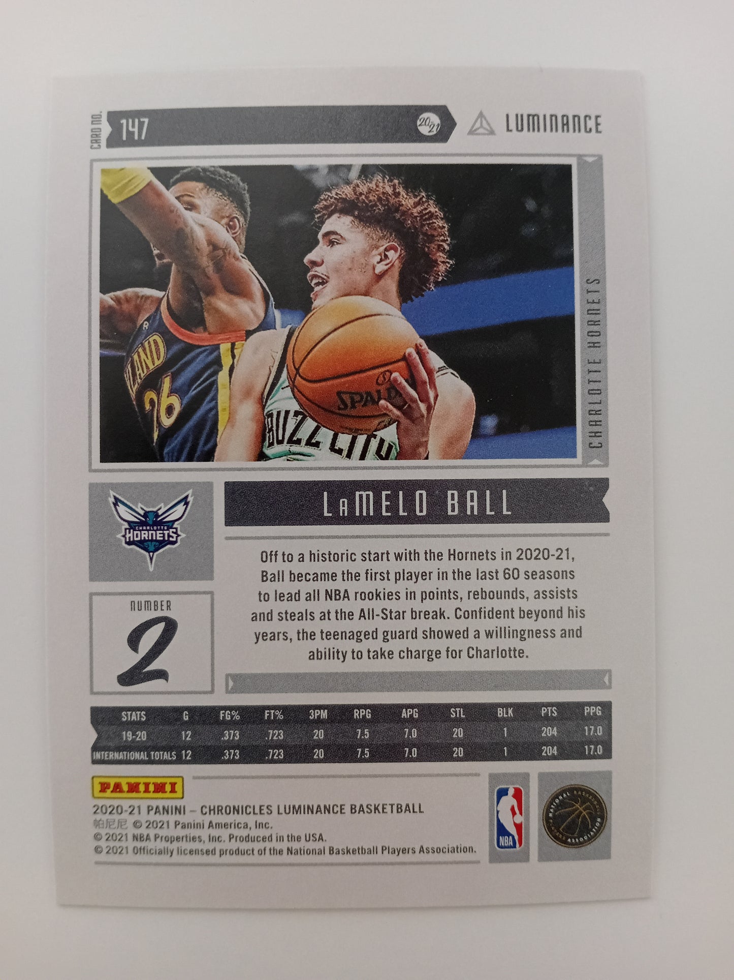 LaMelo Ball Rookie card