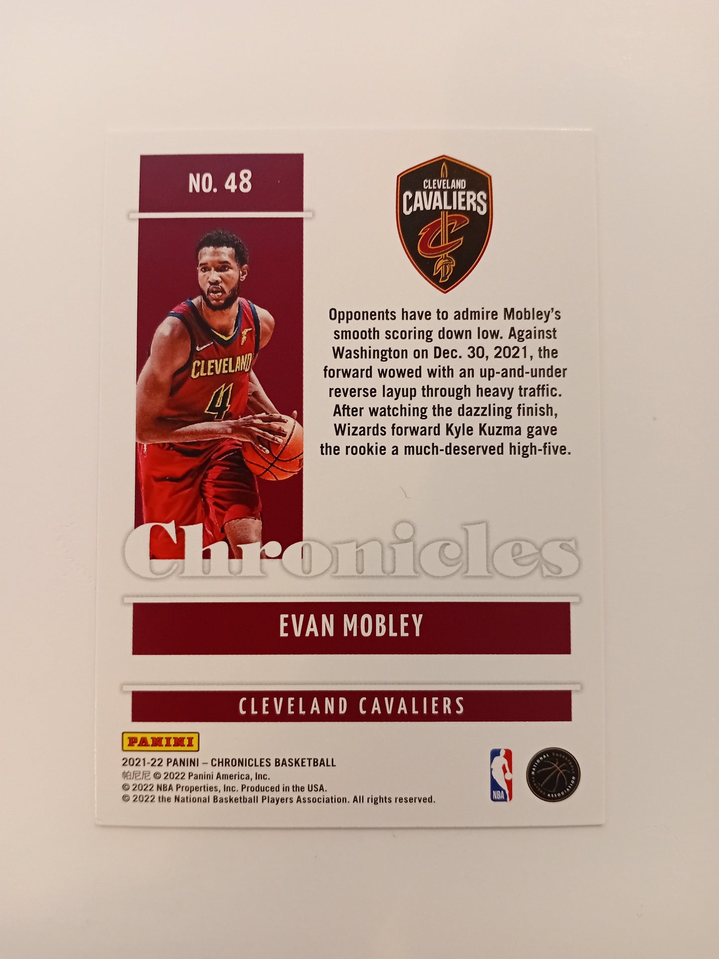 Evan Mobley Rookie card