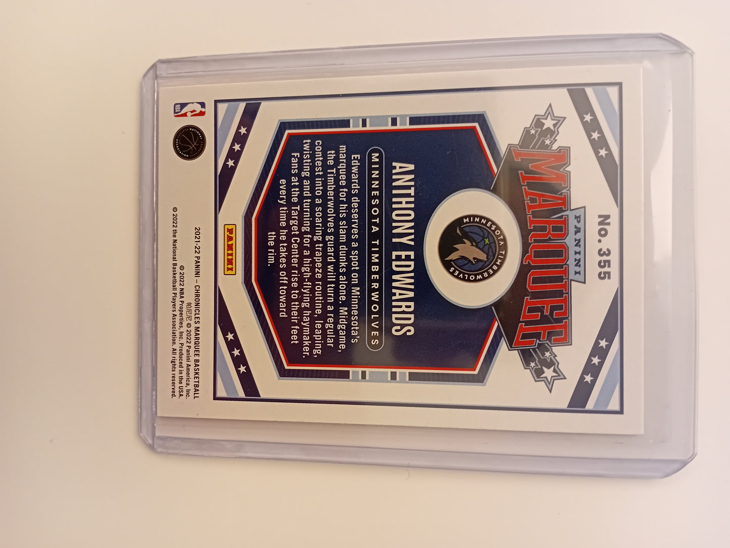 Anthony Edwards card