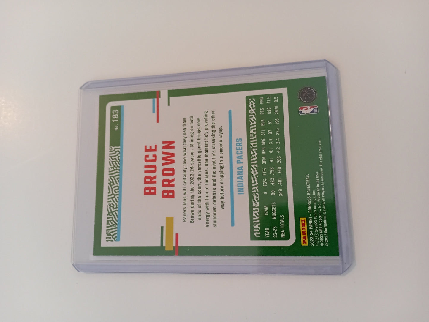 Bruce Brown holo card