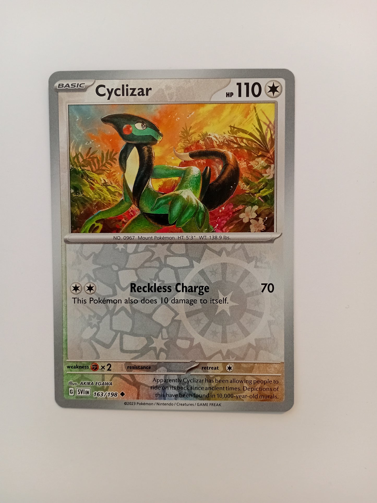 Cyclizar Card (reverse holo)