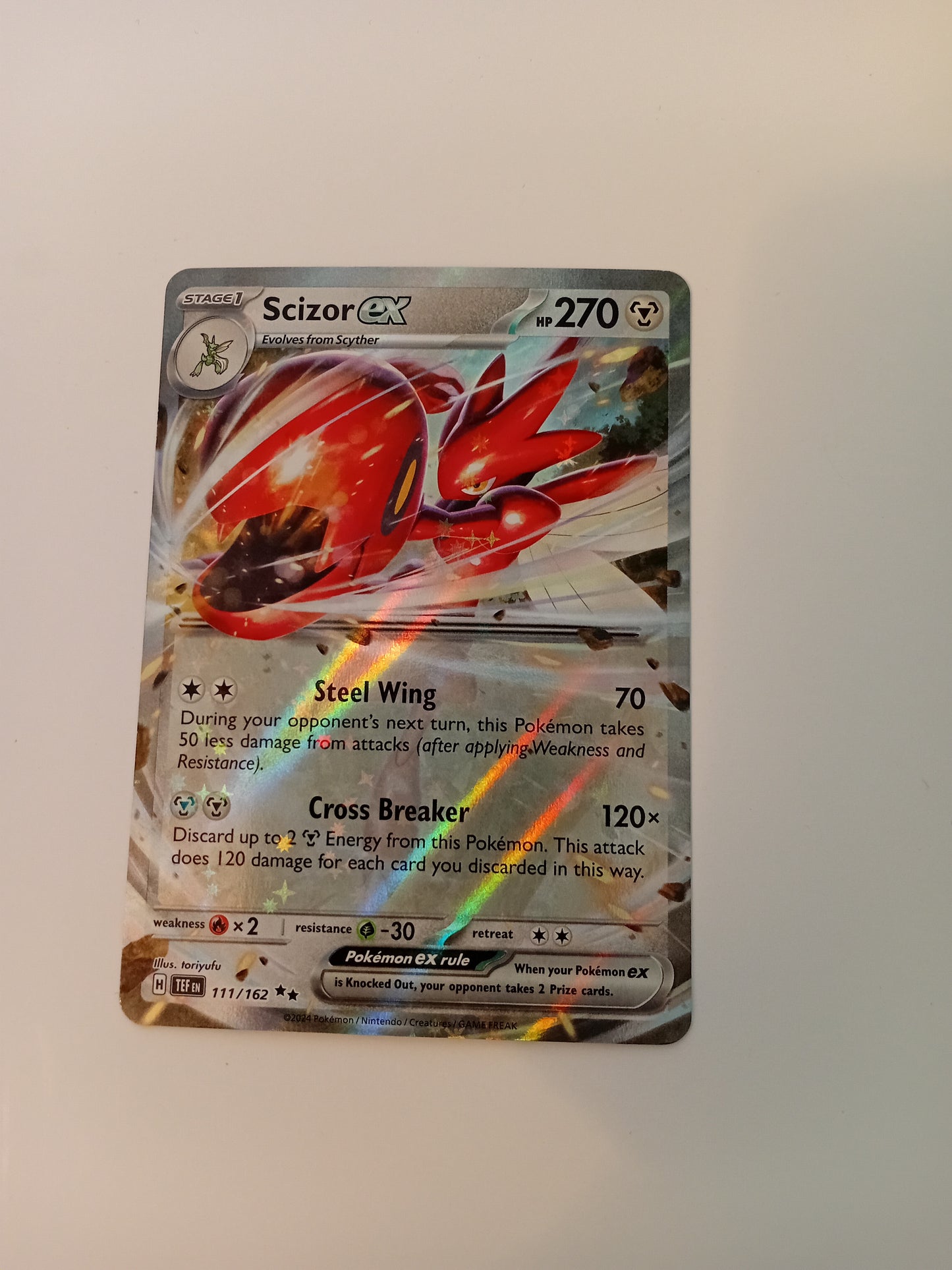 Scizor ex Card (holo)