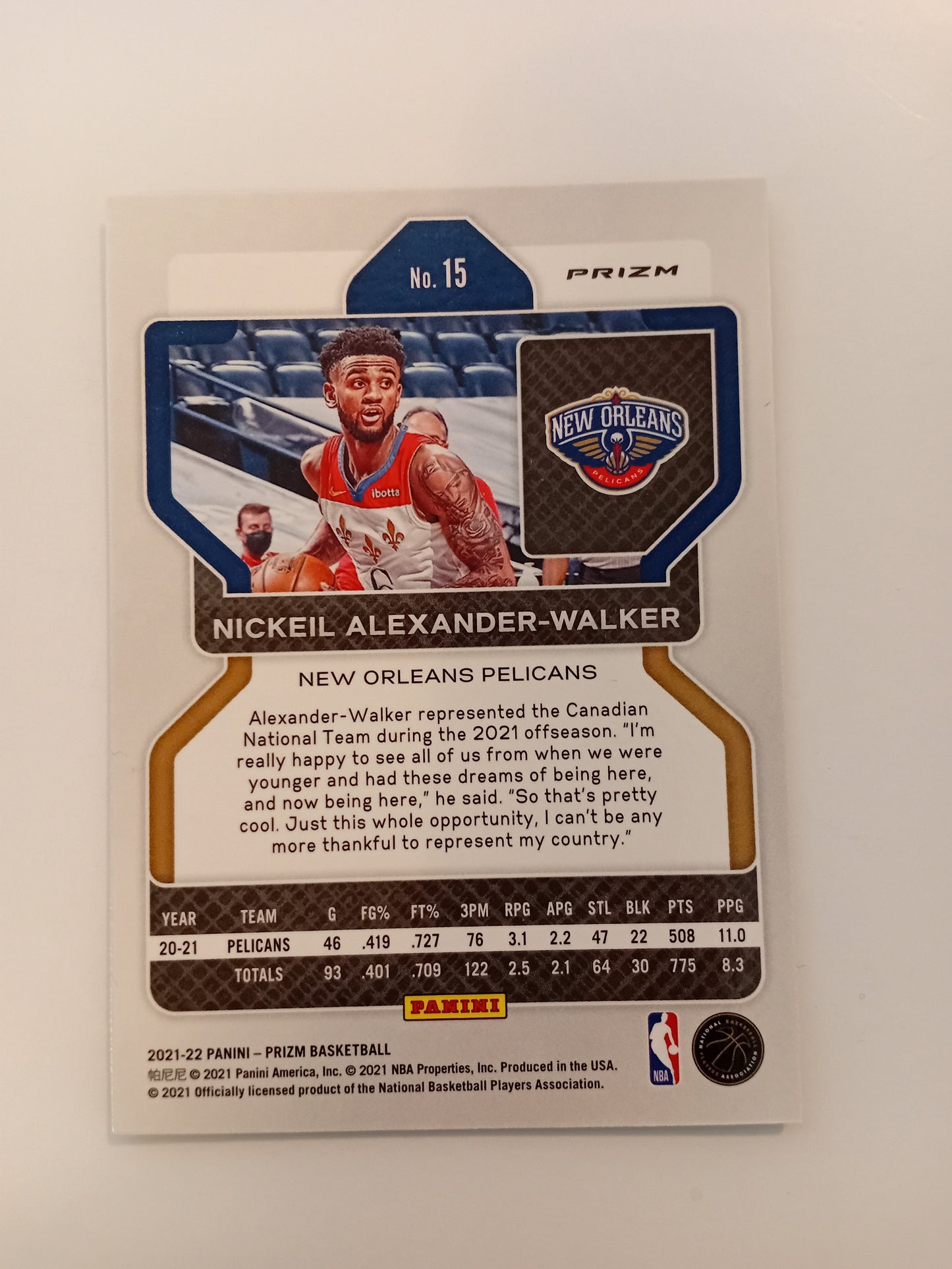 Nickeil Alexander-Walker card (holo)