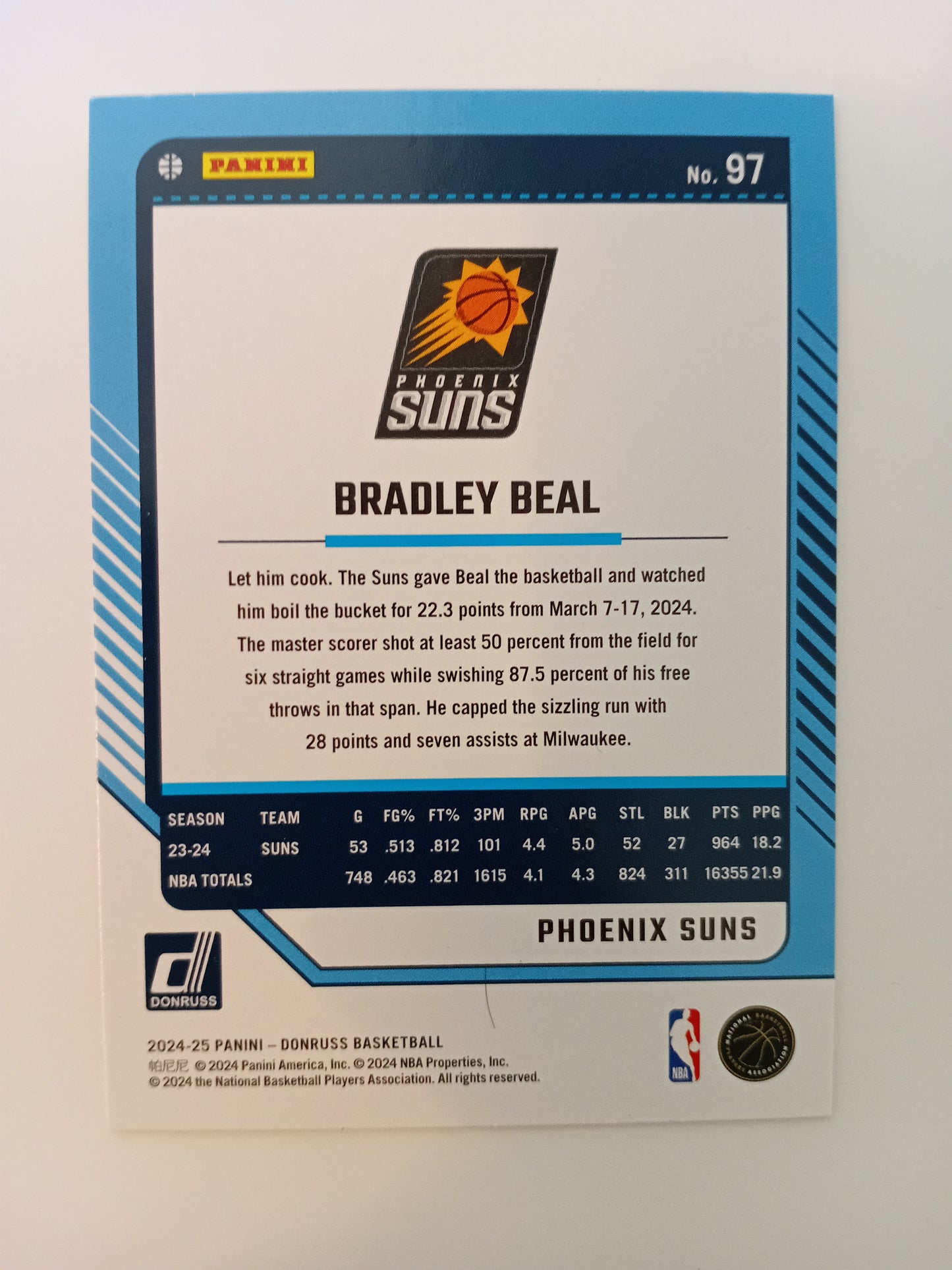 Bradley Beal card