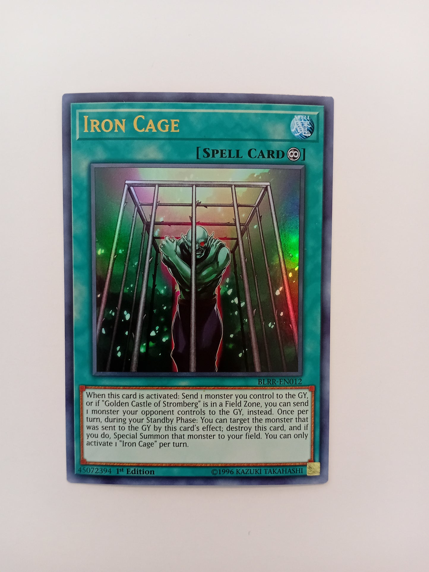 Iron Cage Card (ultra rare, holo)