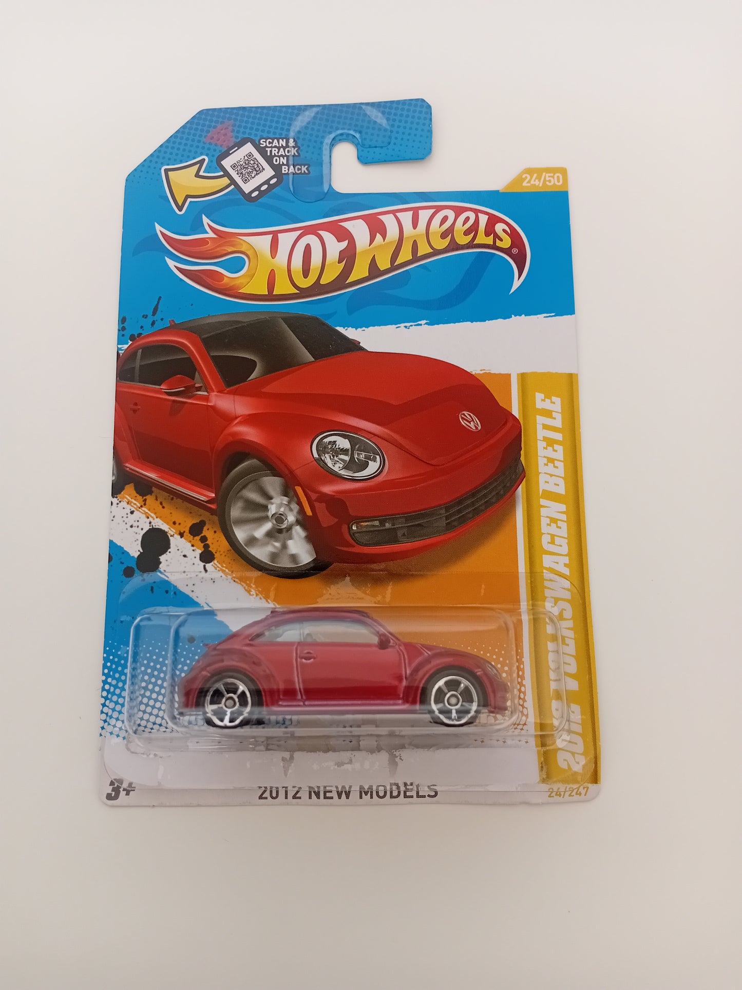 Loose Hot Wheels 2012 Volkswagen Beetle (with packaging)