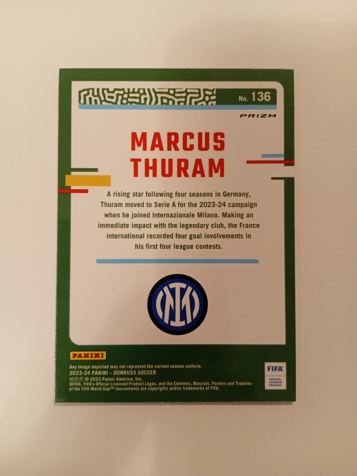 Marcus Thuram card (holo)