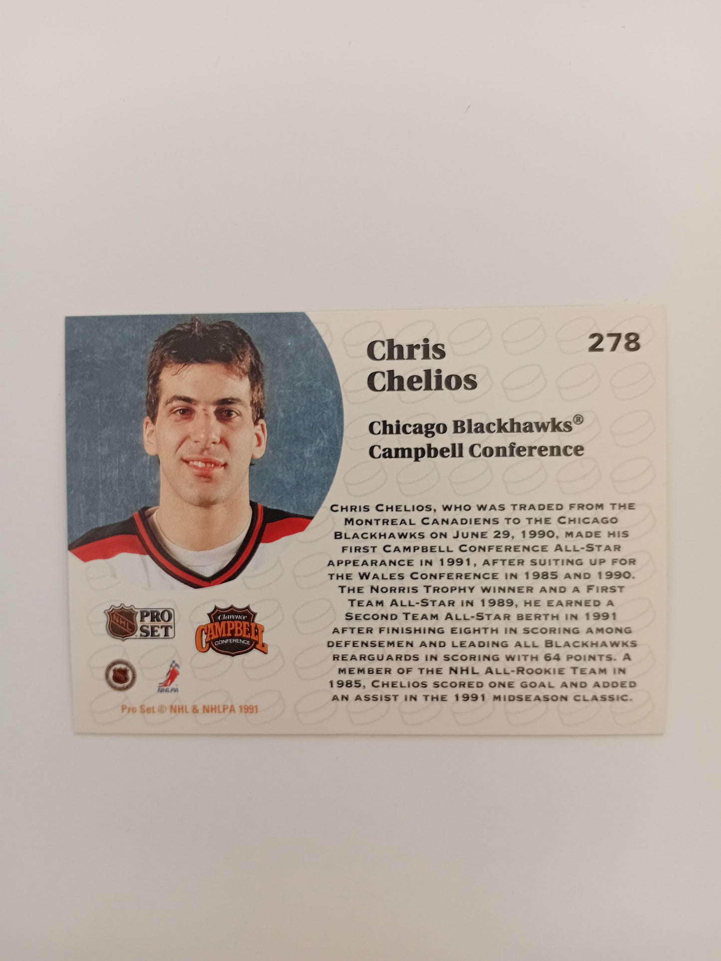 Chris Chelios card