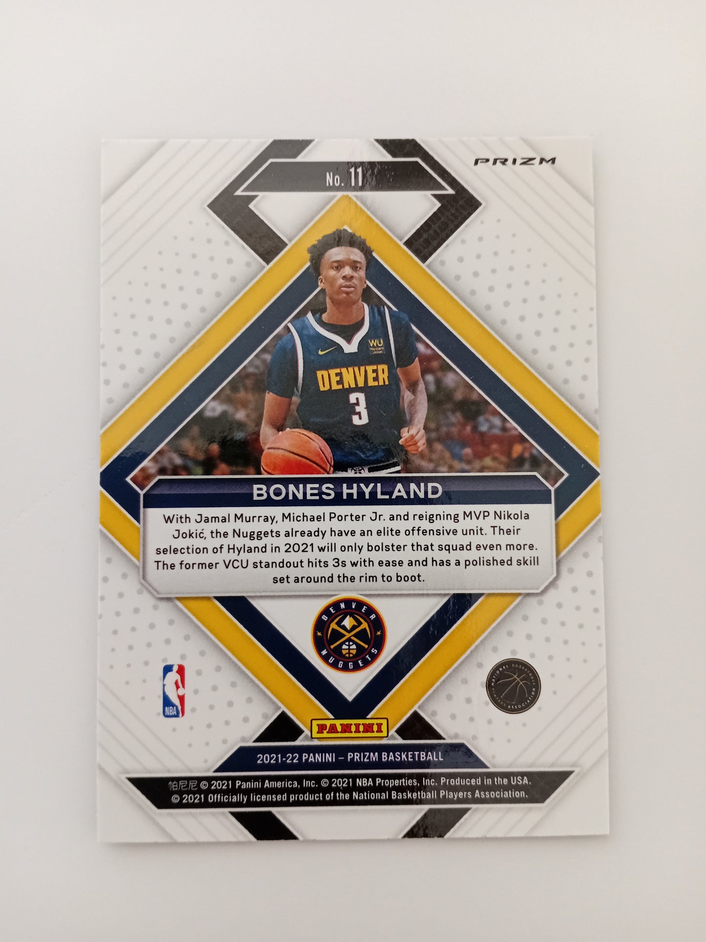 Bones Hyland Rookie card (holo)