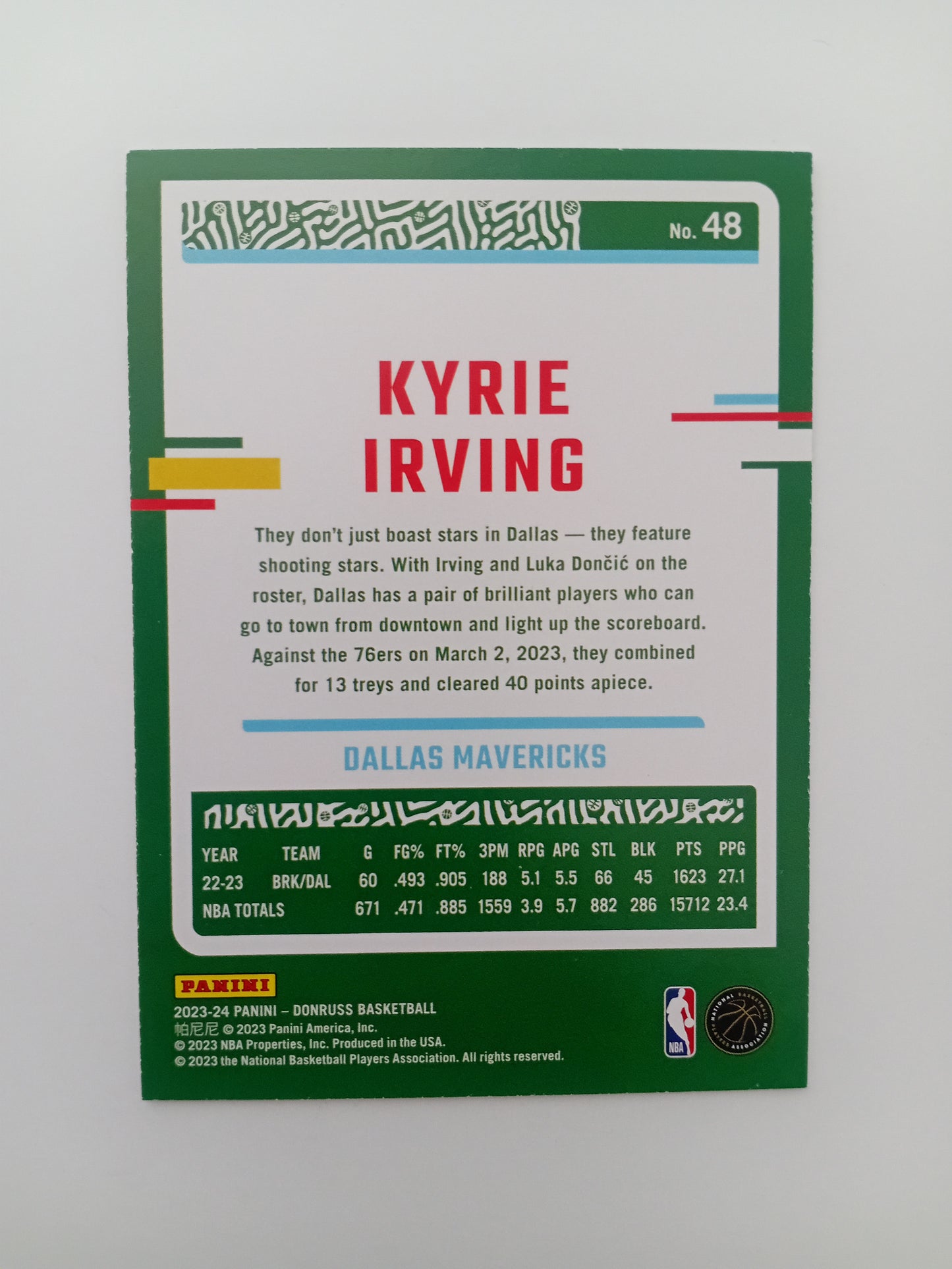 Kyrie Irving card