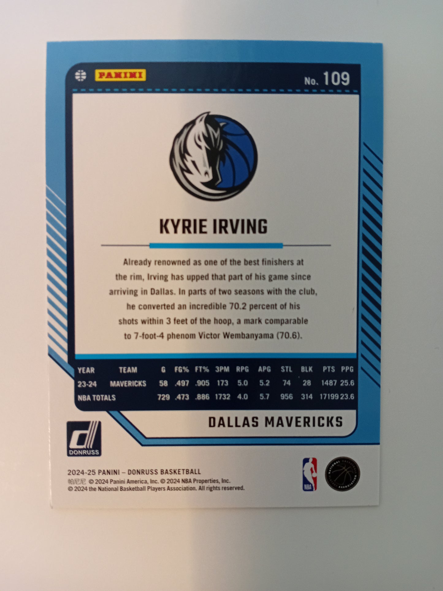 Kyrie Irving card