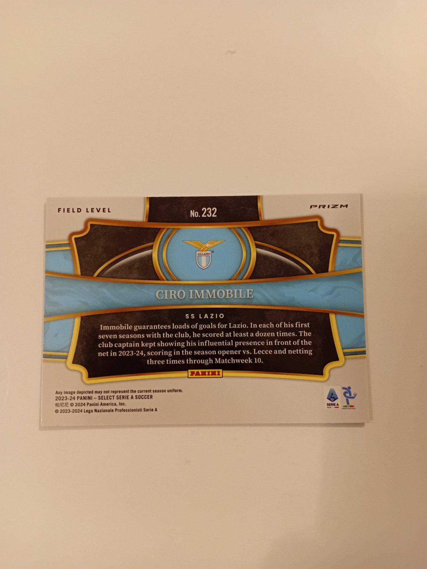 Ciro Immobile card (holo)