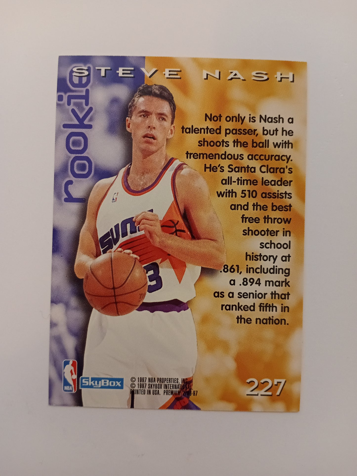 Steve Nash Rookie card