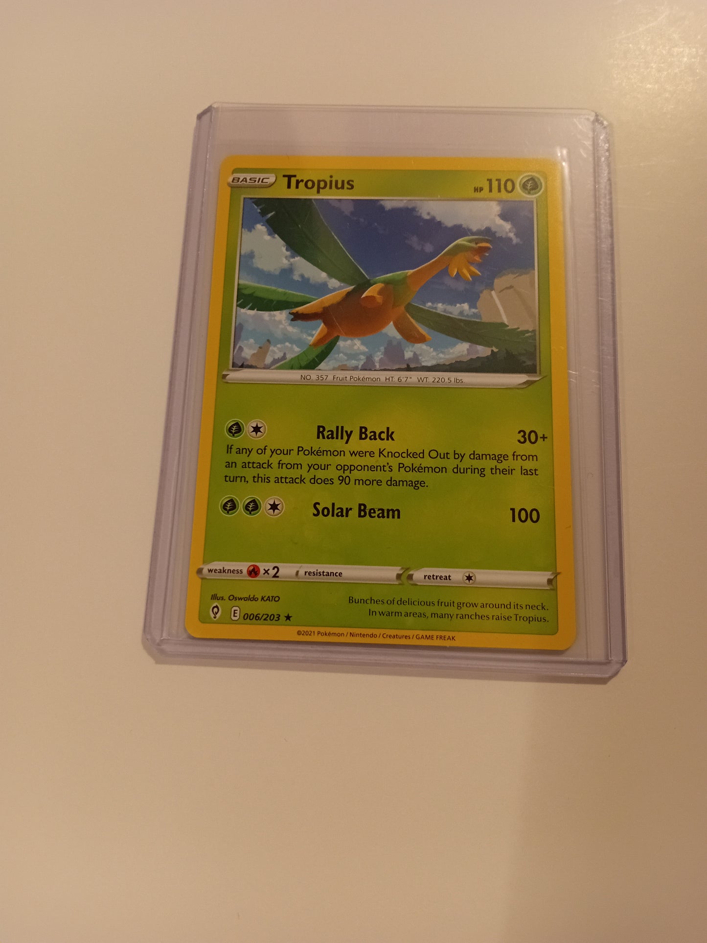 Tropius Card