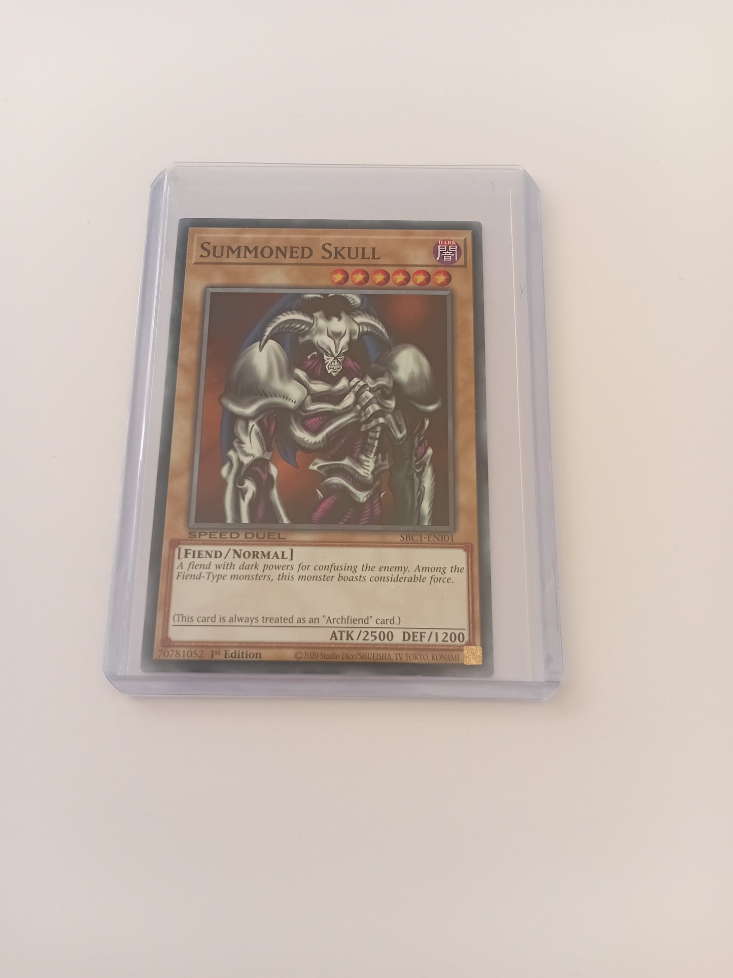 Summoned Skull (speed duel version) card