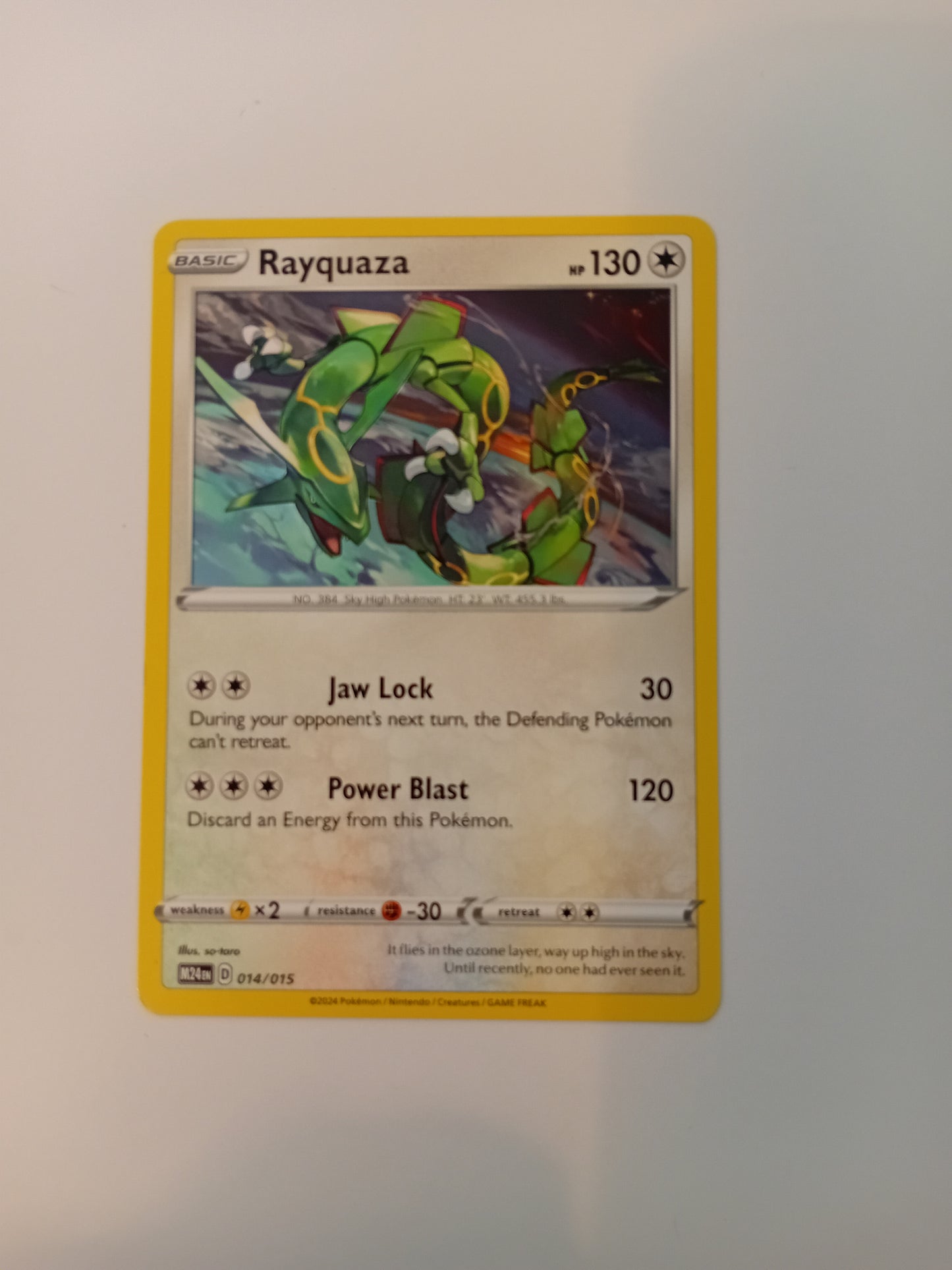 Rayquaza Card