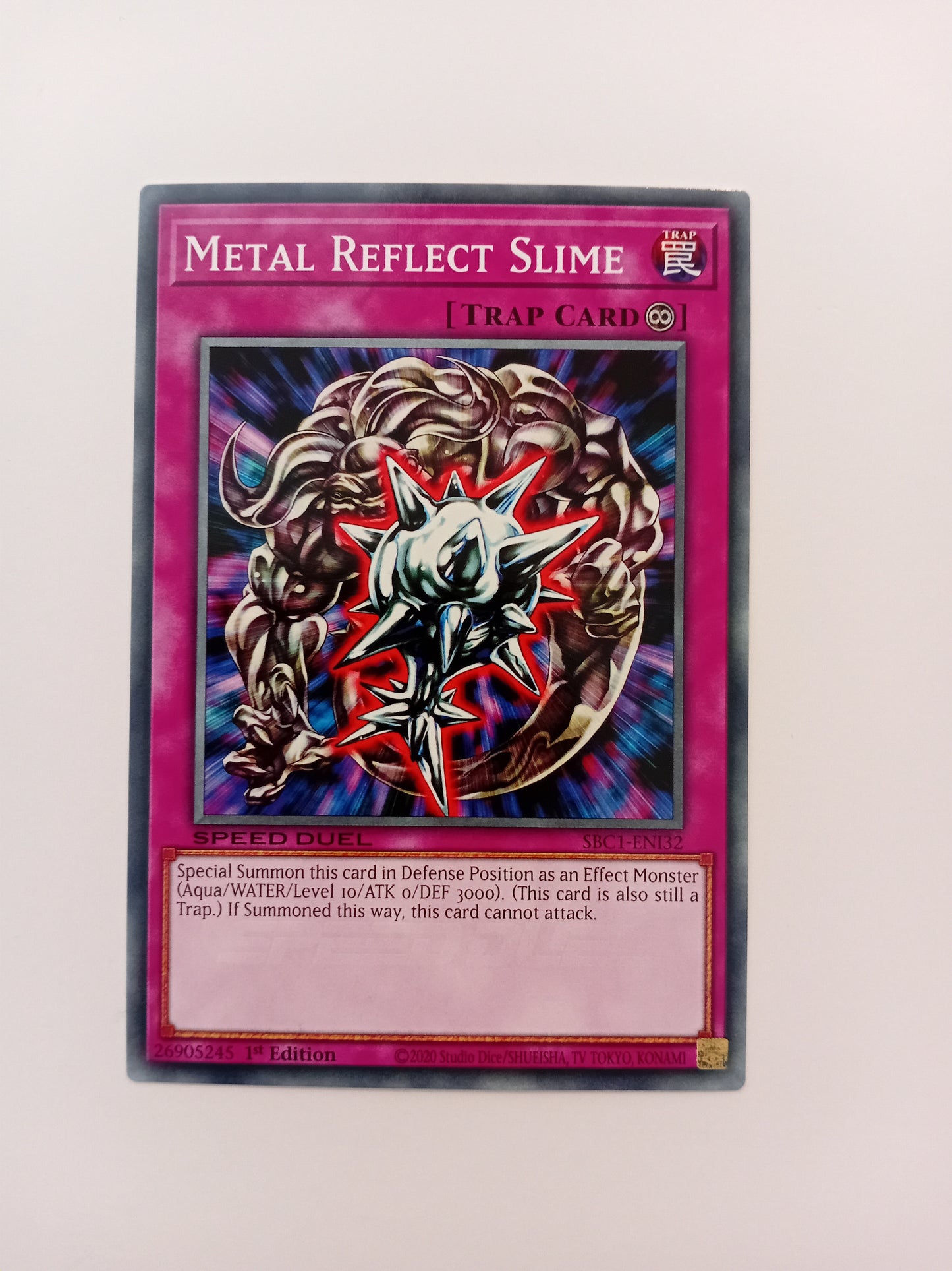 Metal Reflect Slime card (speed duel version)