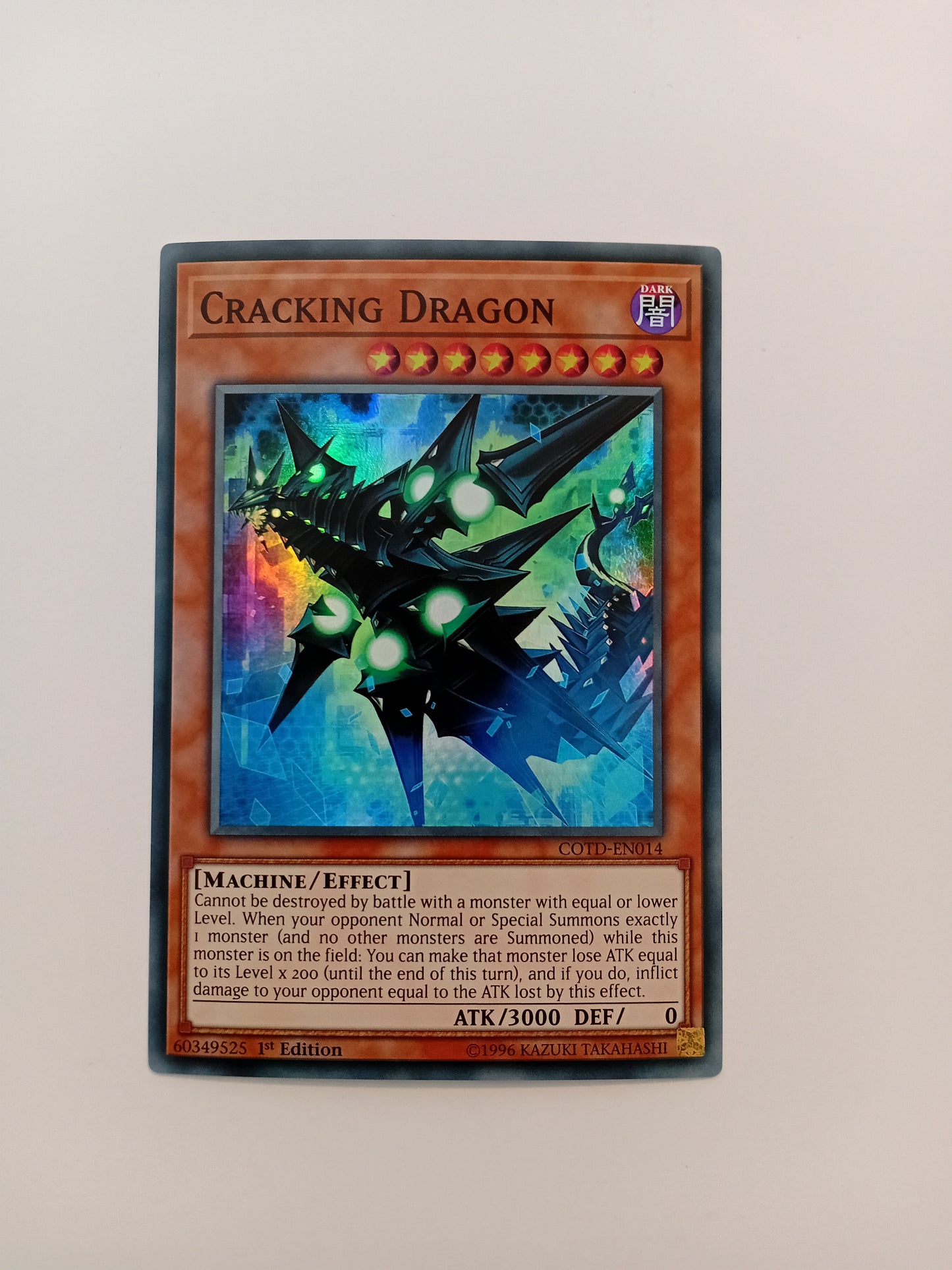 Cracking Dragon card (holo)