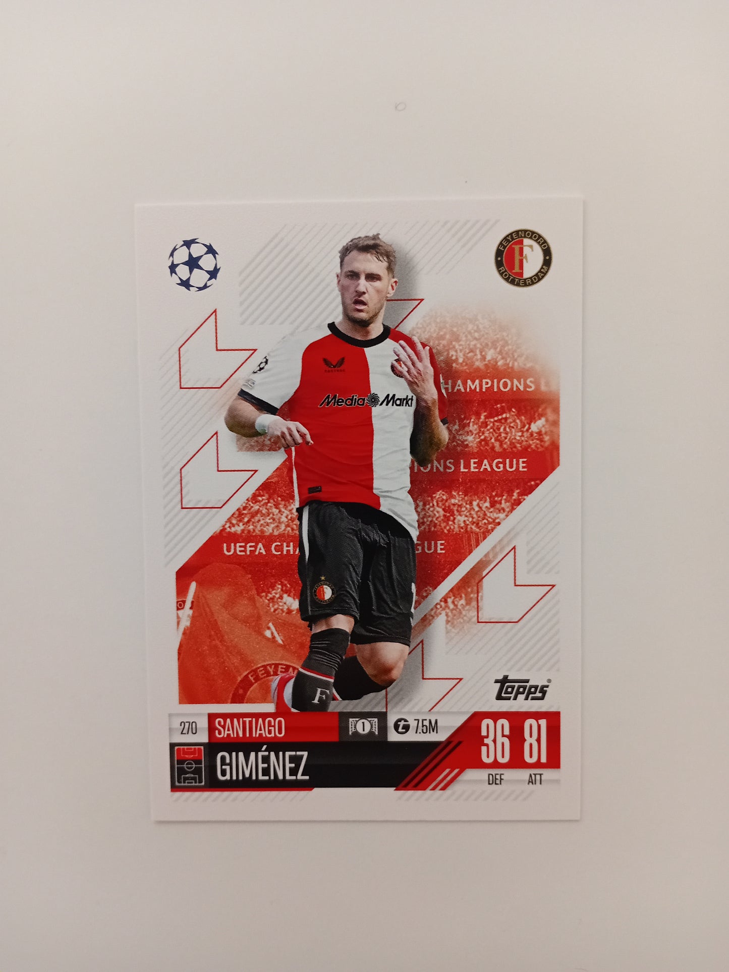 Santiago Gimenez card