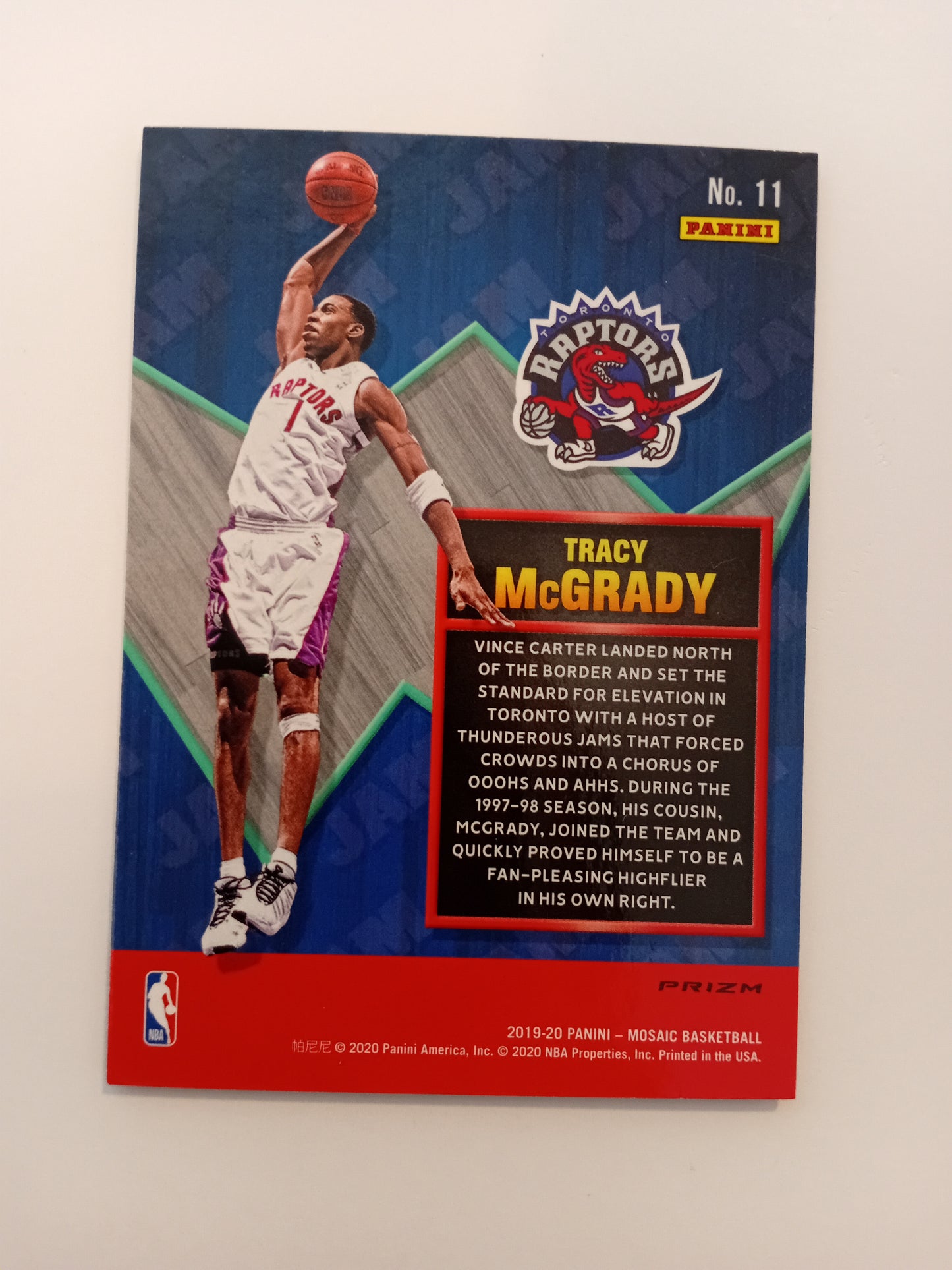 Tracy McGrady card (holo)
