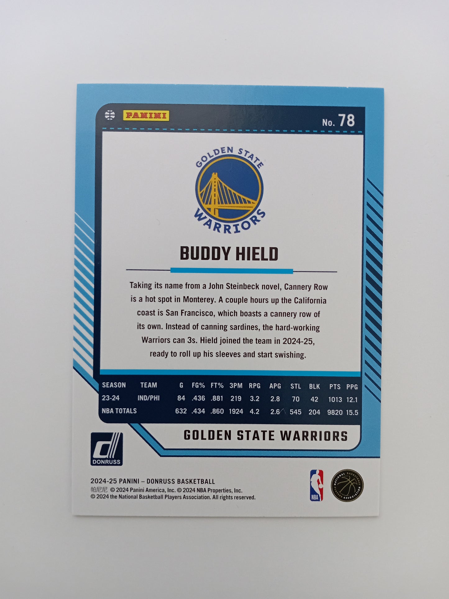 Buddy Hield card