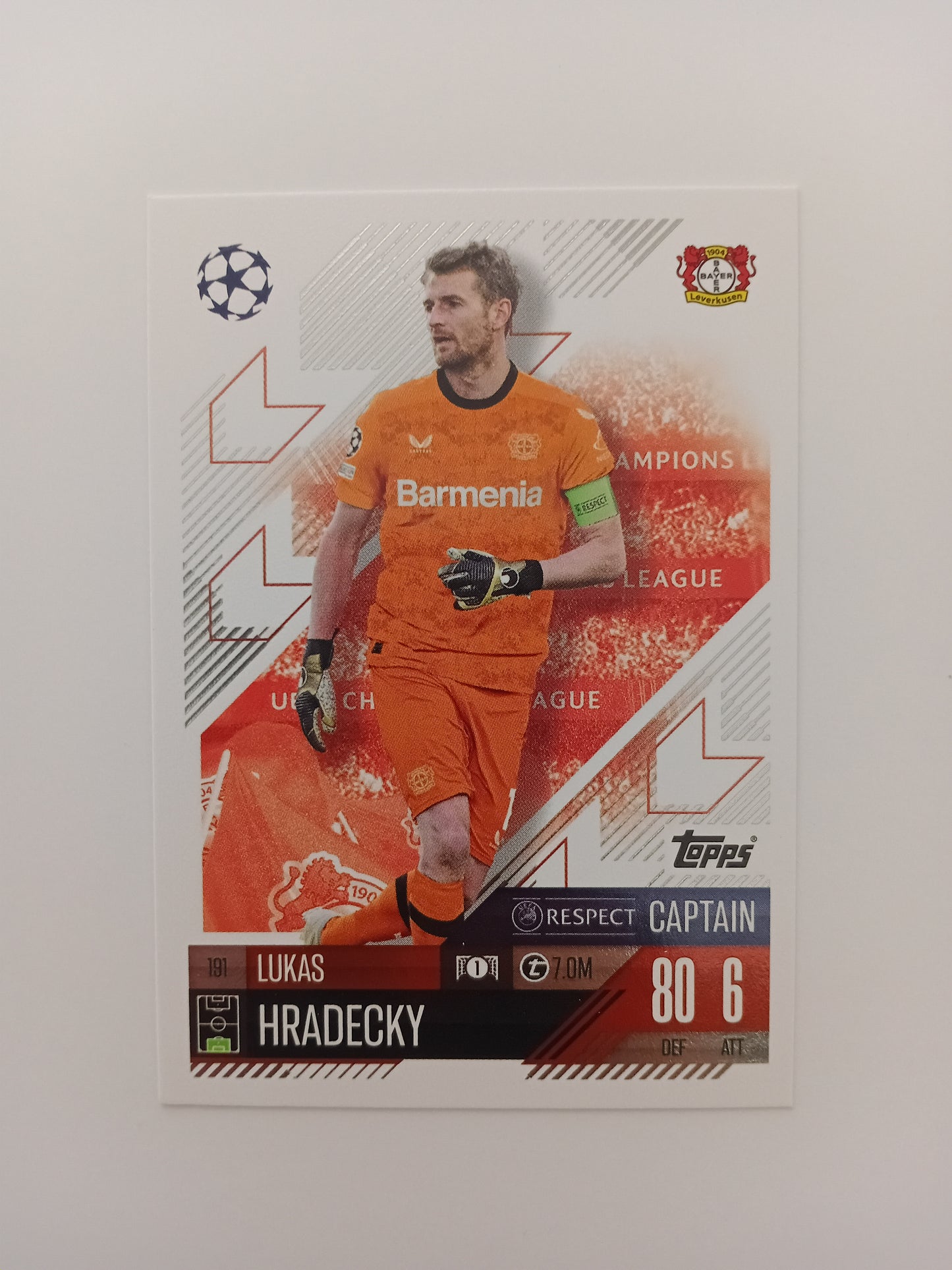Lukas Hradecky card (holo)