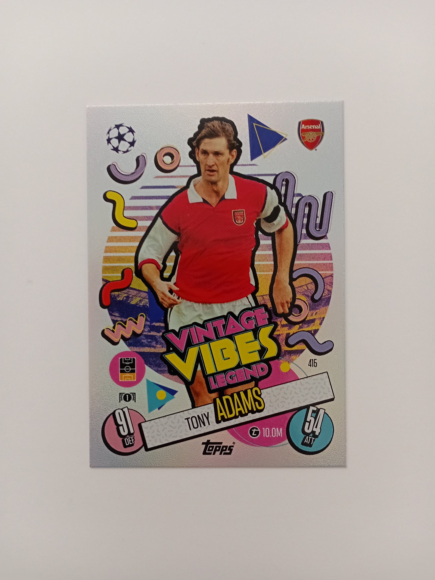 Tony Adams card (holo)
