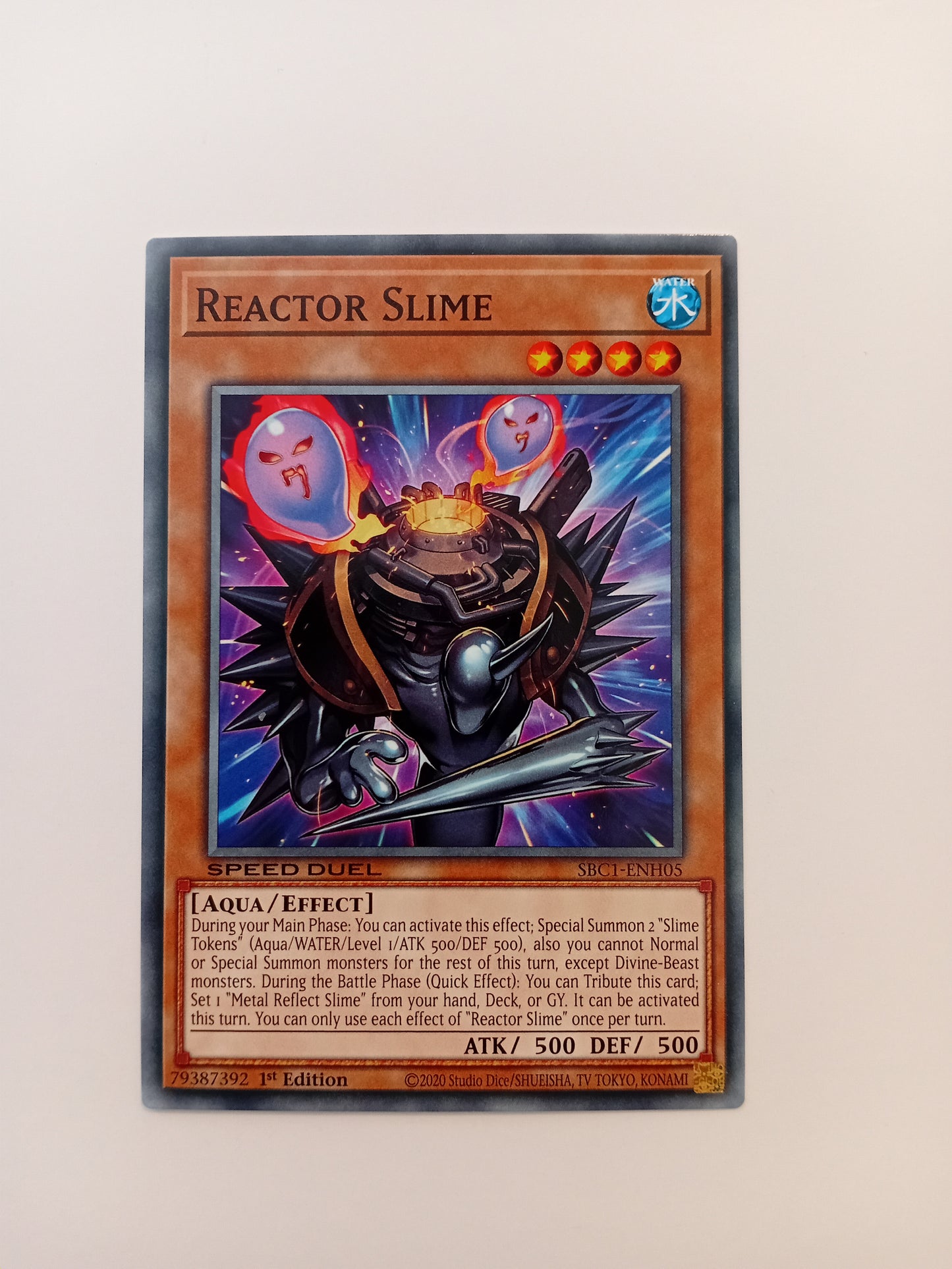 Reactor Slime card (speed duel version)