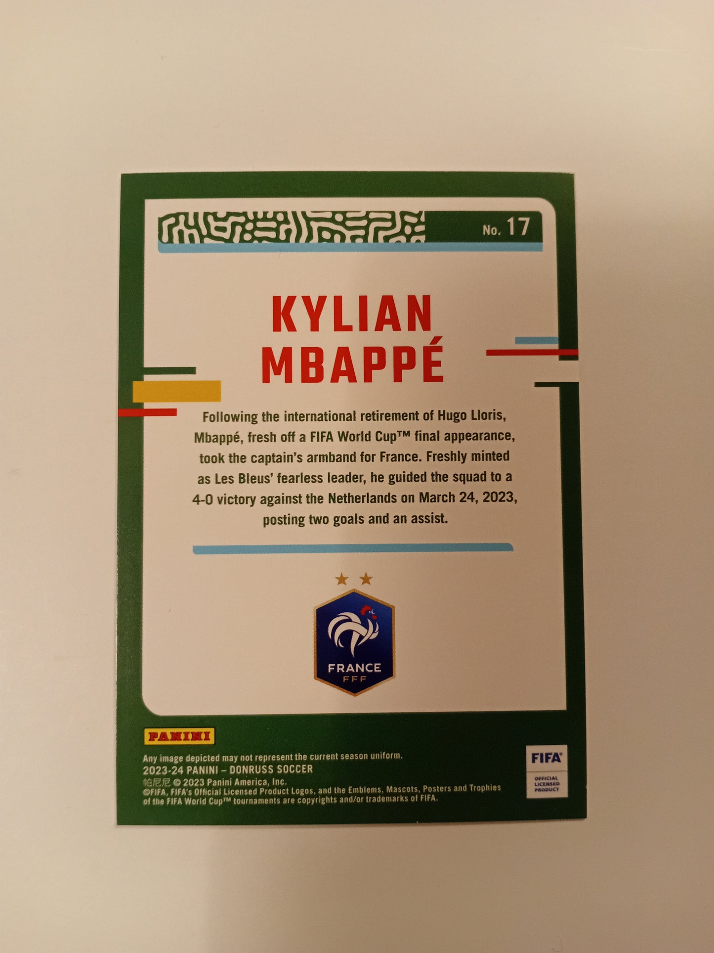 Kylian Mbappe card