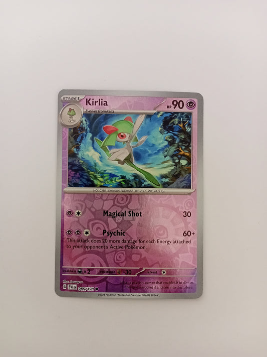 Kirlia card (reverse holo)
