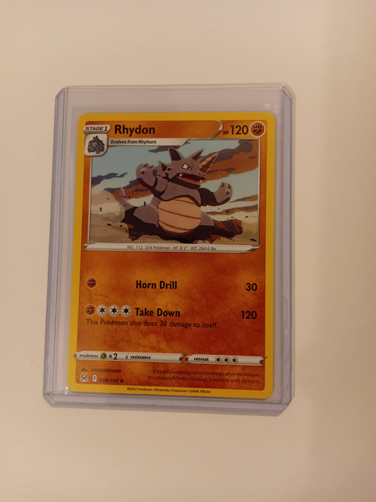 Rhydon Pokemon Card