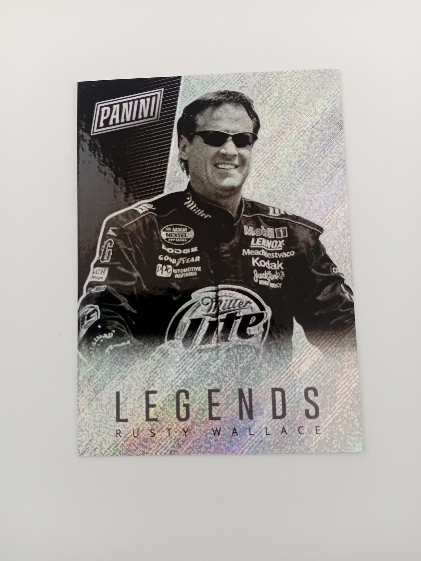 Rusty Wallace card (holo)
