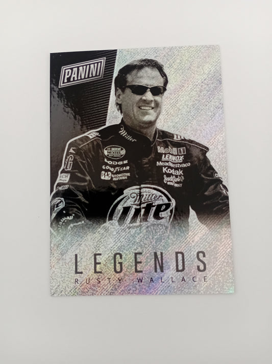 Rusty Wallace card (holo)