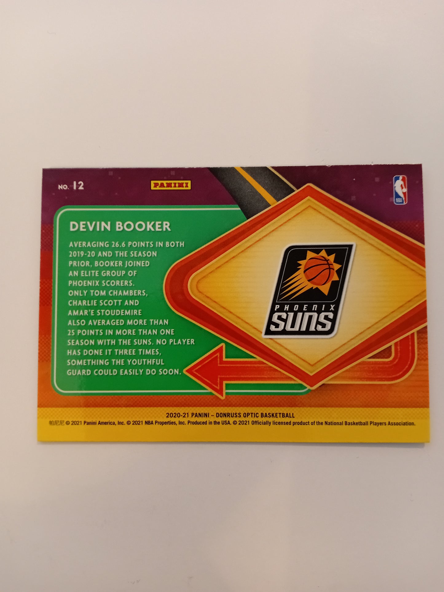 Devin Booker card (holo)