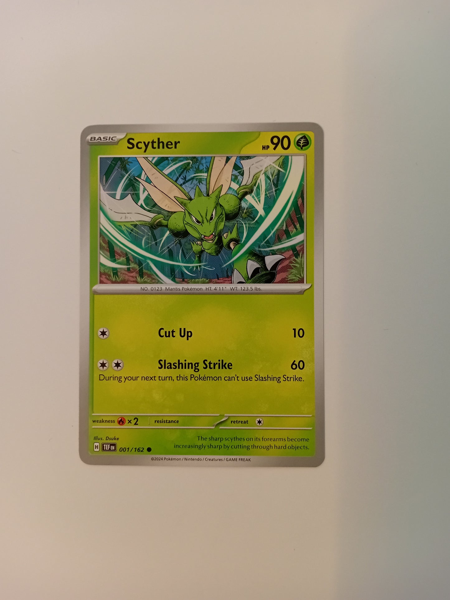 Scyther Card