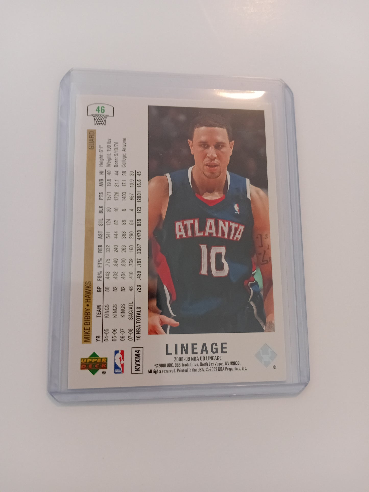 Mike Bibby card