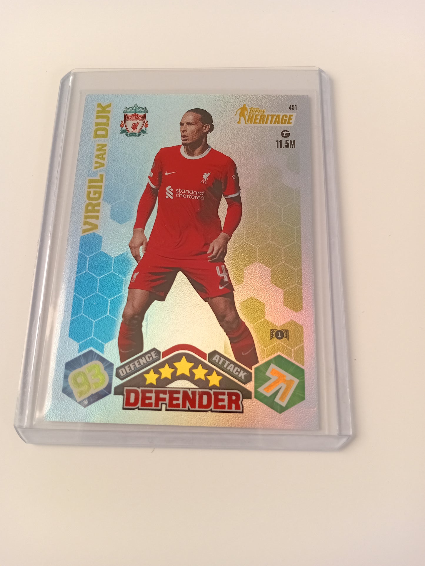 Virgil Van Dijk Card