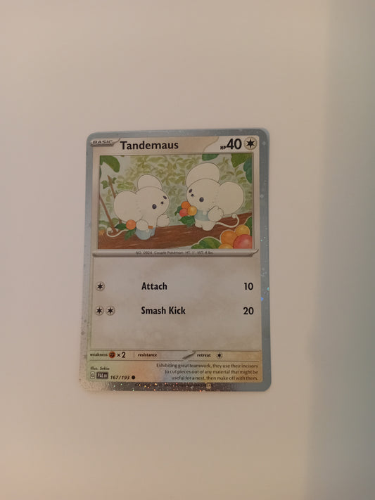 Tandemaus Pokemon Card (holographic)
