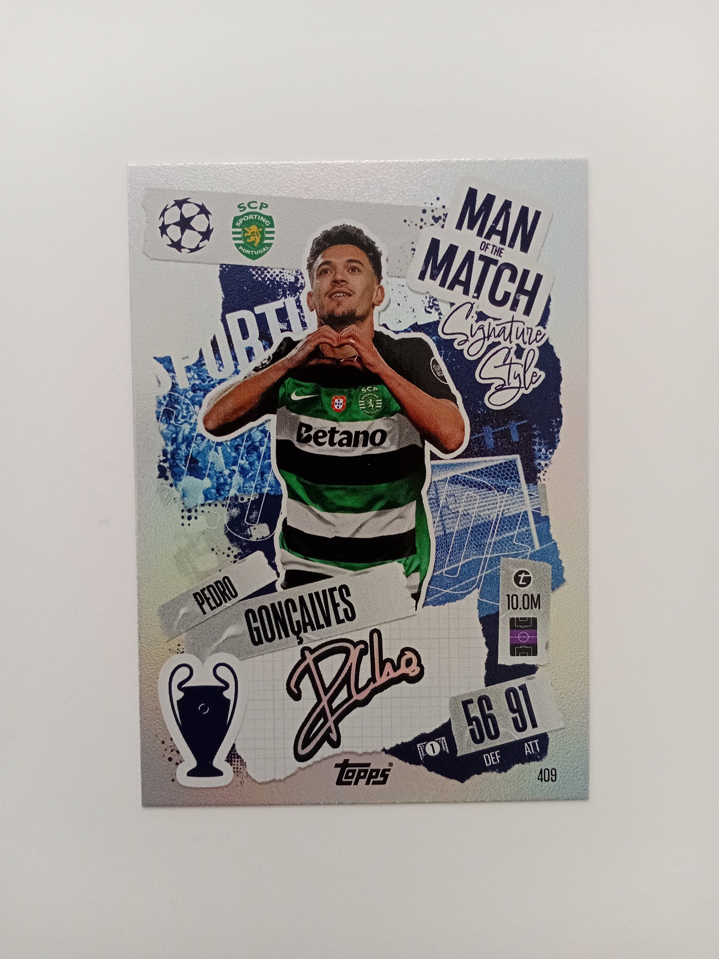 Pedro Goncalves card (holo)