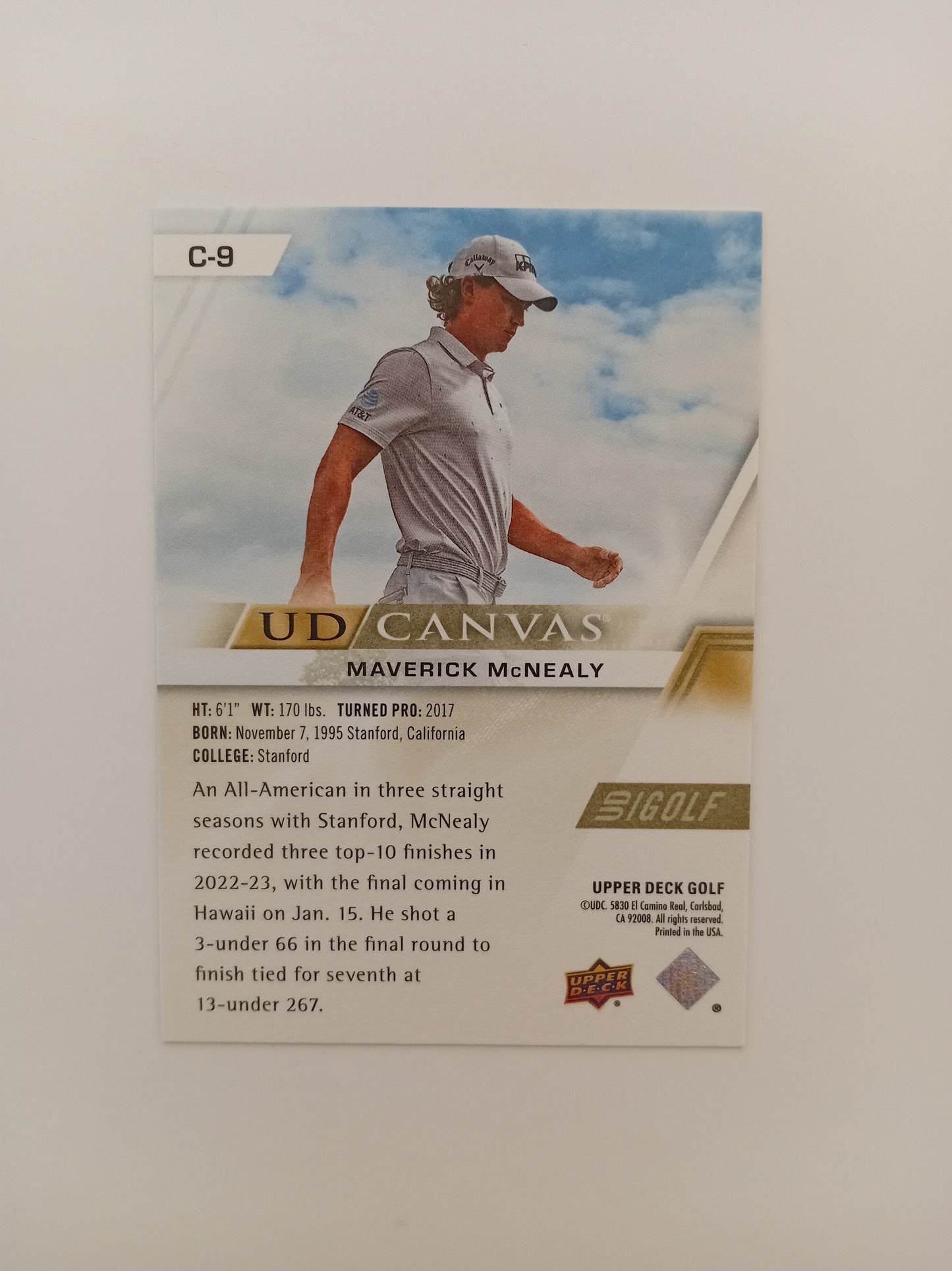 Maverick McNealy card