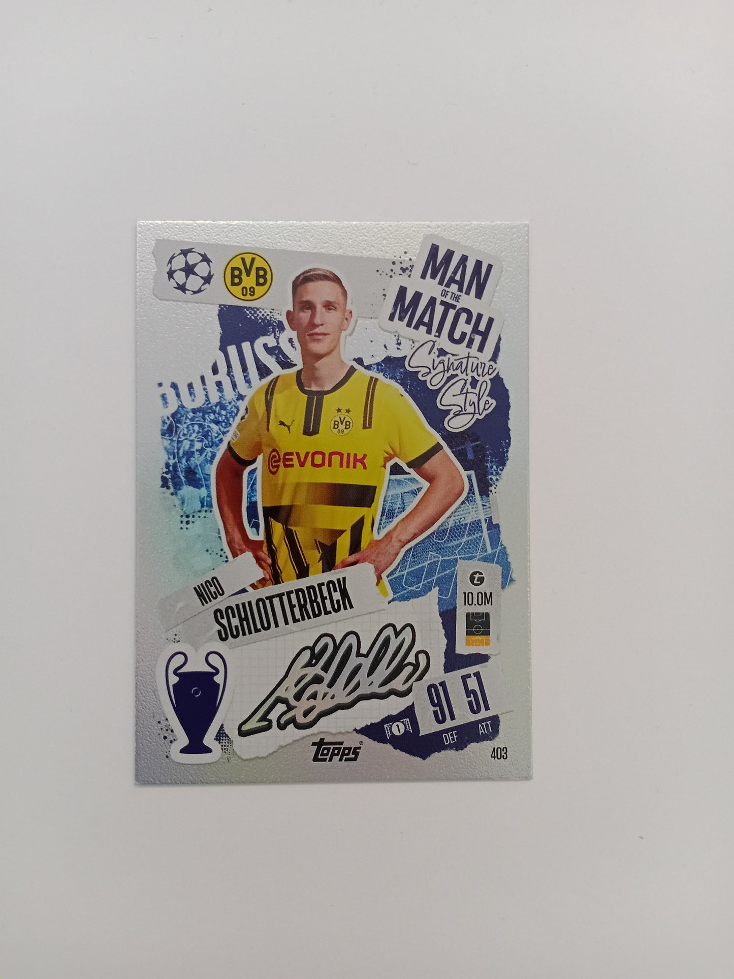 Nico Schlotterbeck card (holo)