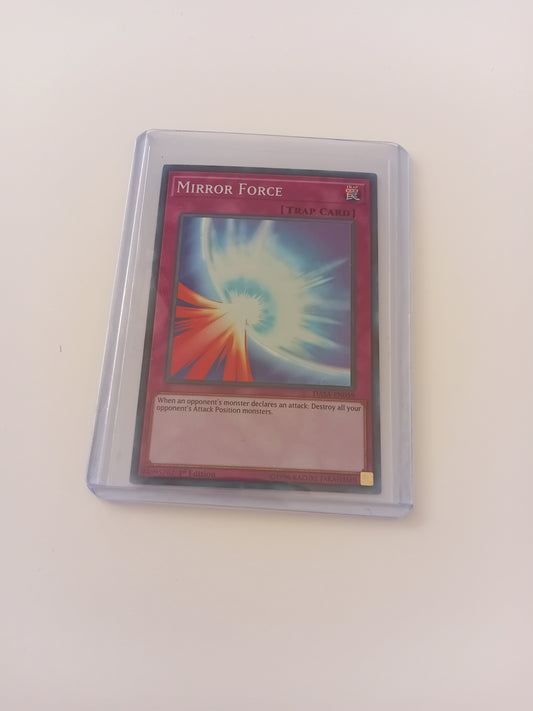 Mirror Force card (Super Rare, 1st Edition, Holographic)