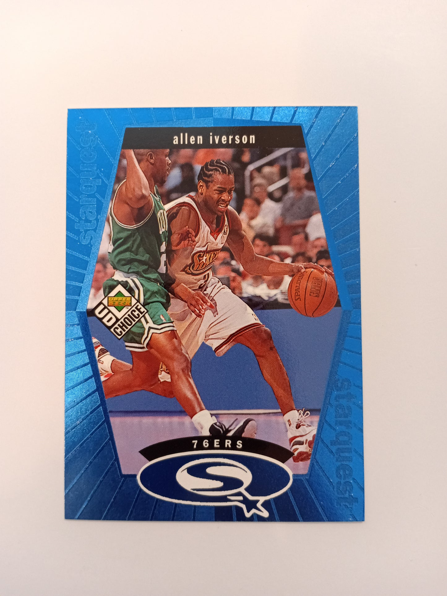 Allen Iverson card (holo)