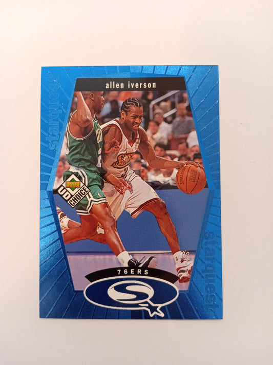 Allen Iverson card (holo)