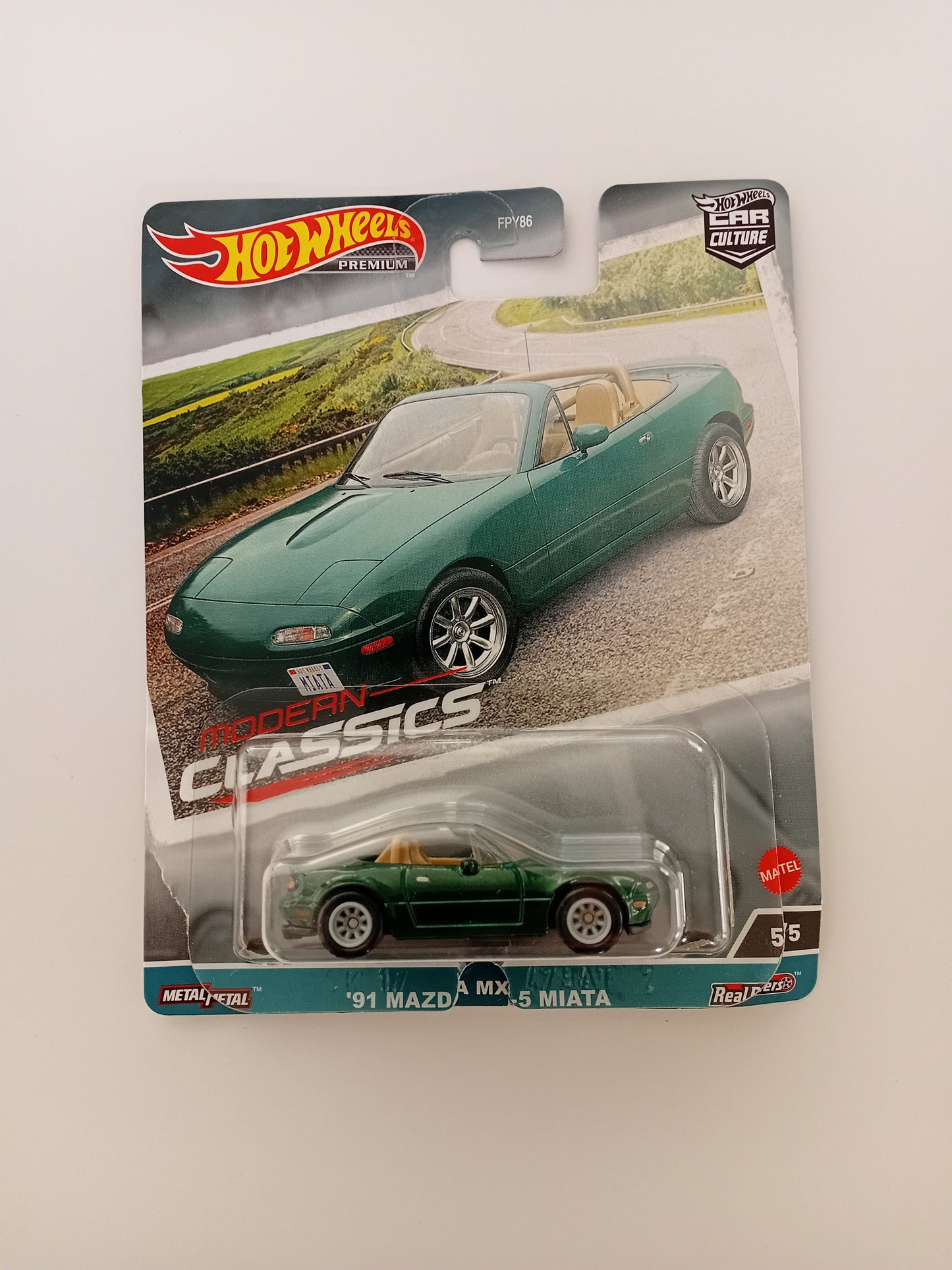 Hot Wheels Premium '91 Mazda MX-5 Miata