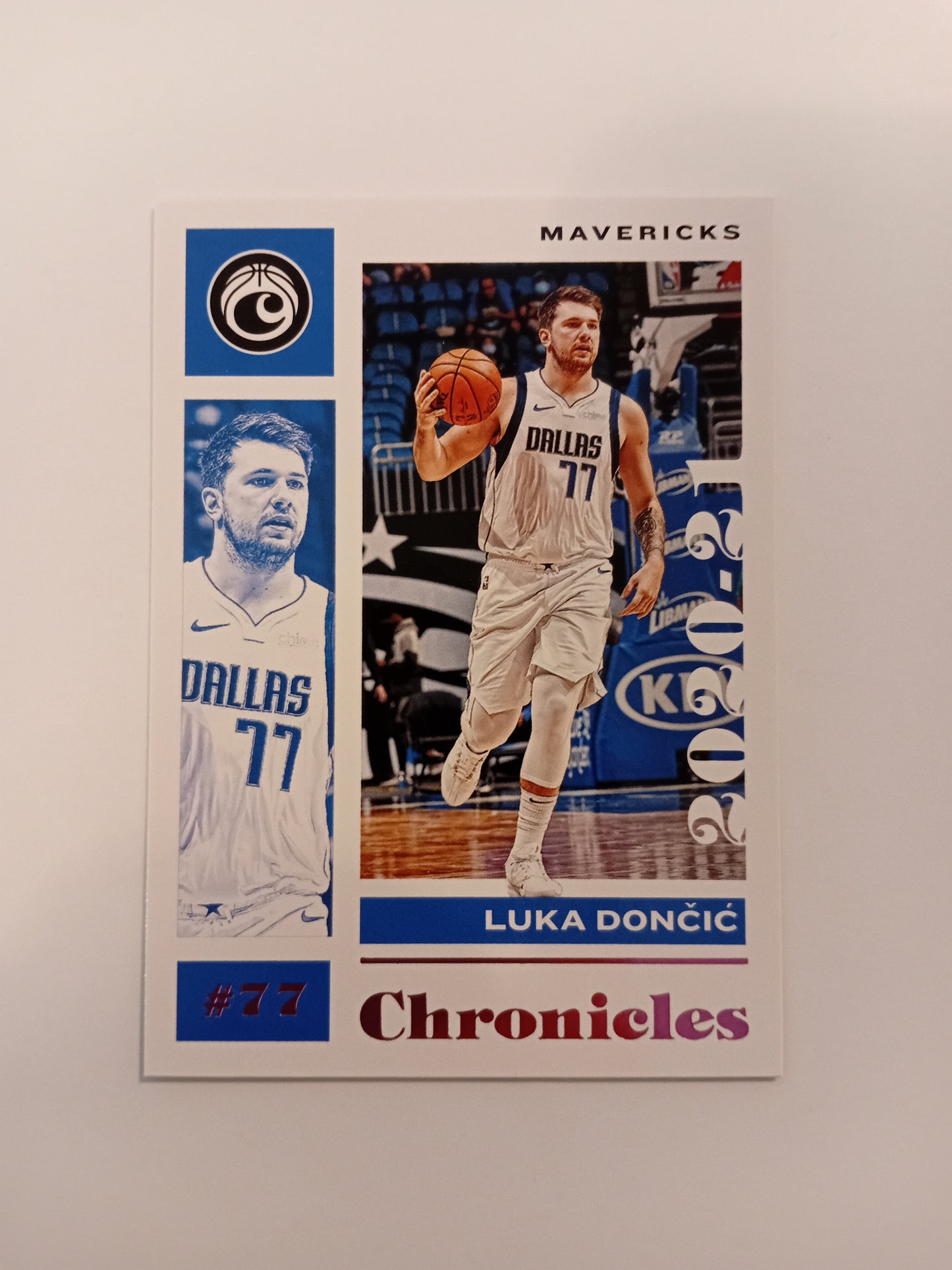 Luka Doncic Pink Parallel Chronicles card
