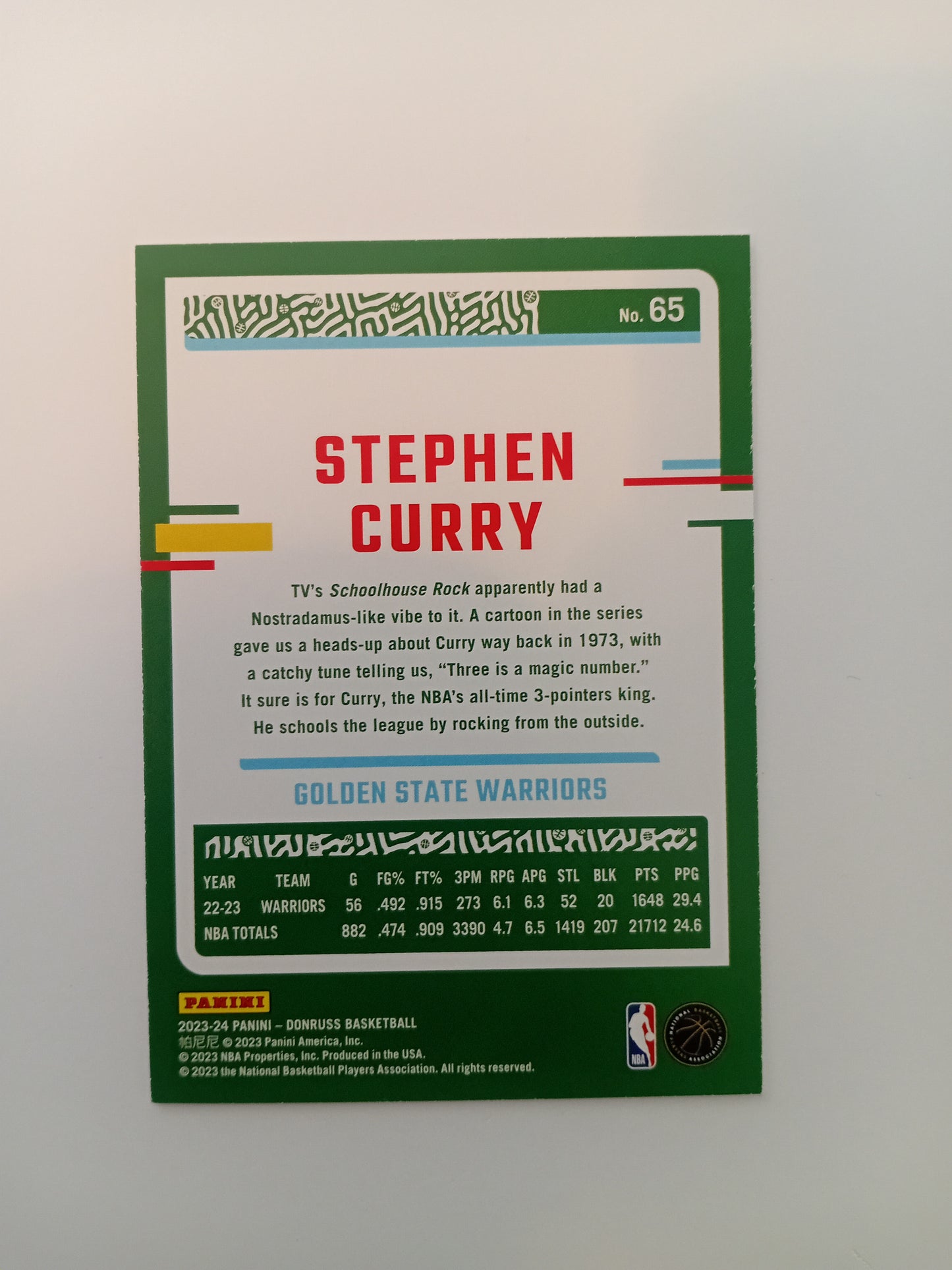 Stephen Curry card