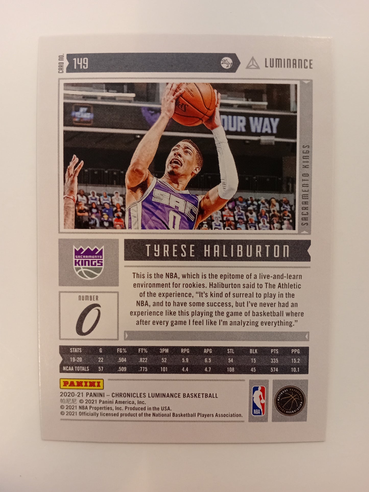 Tyrese Haliburton Rookie card