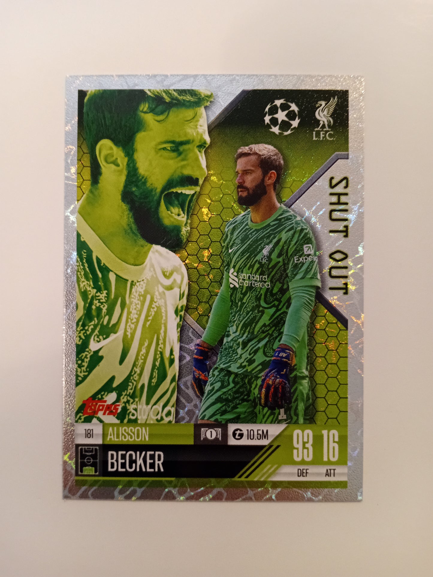 Alisson Becker card (holo)